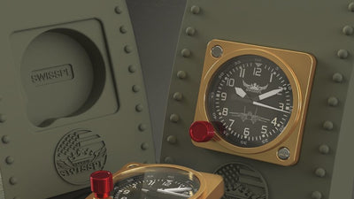 Aviation Desk Clock