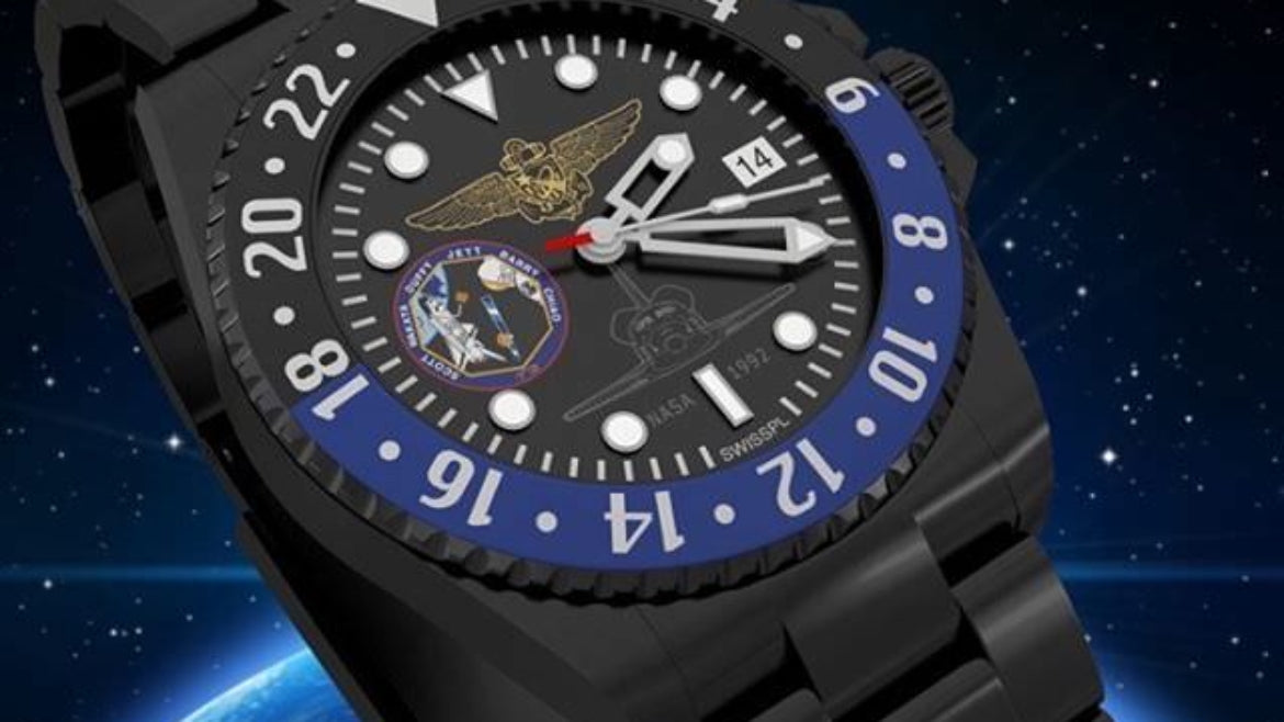NASA Astronaut wears custom watch – Timeless Valor