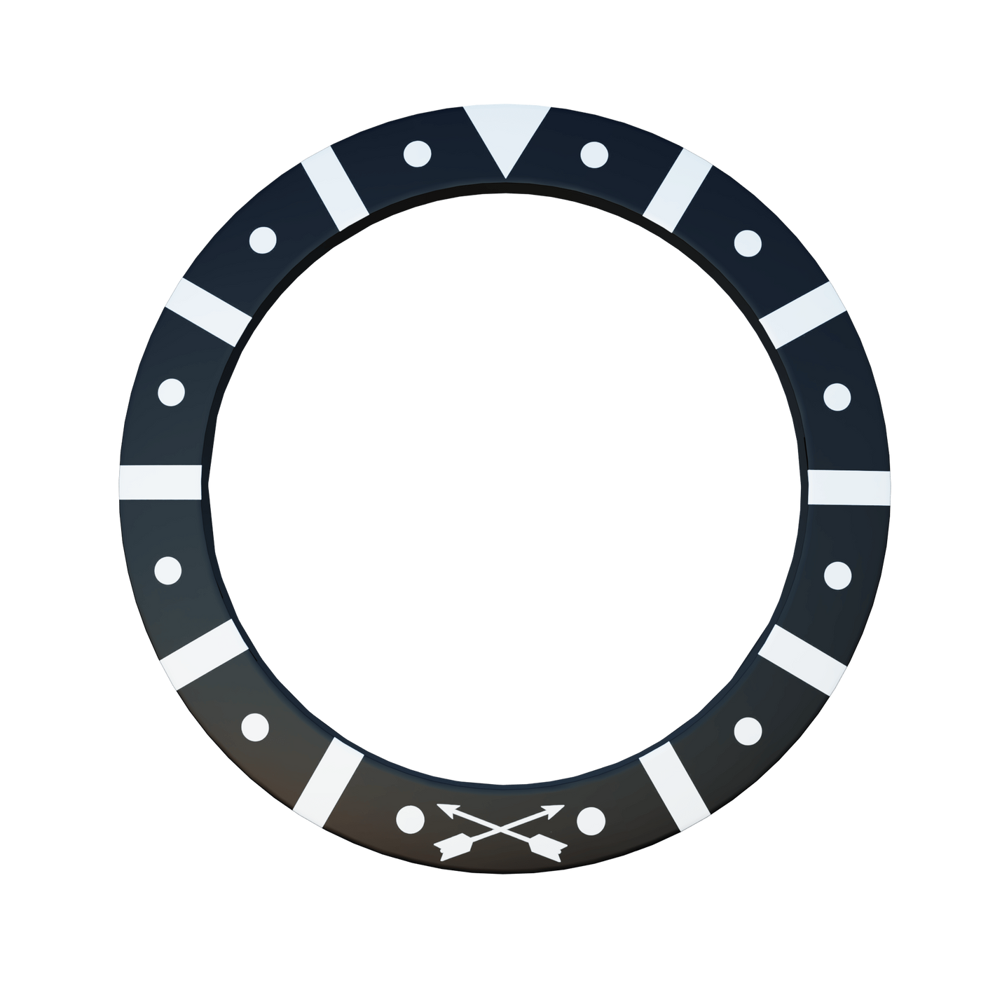 Bezel: Crossed Arrows