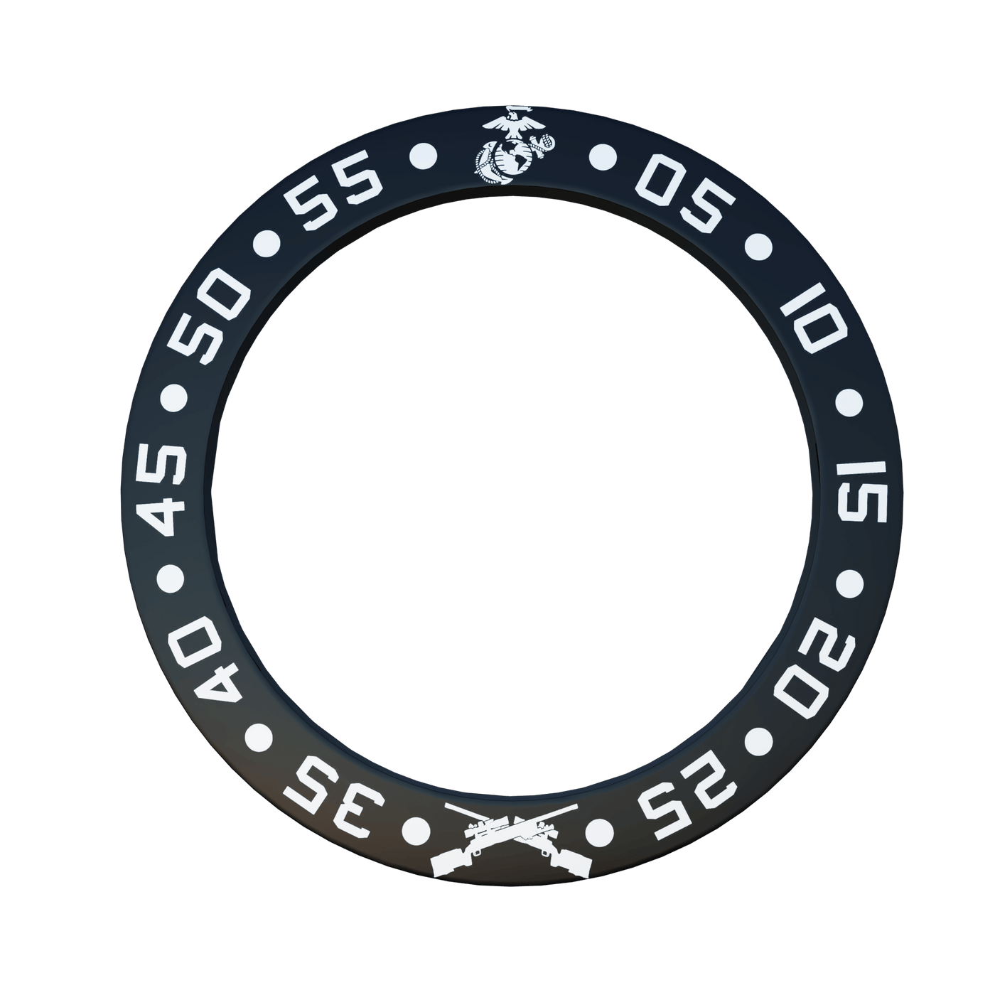 Bezel: Crossed Rifles / EGA