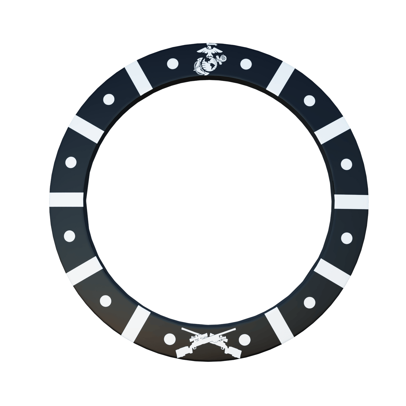 Bezel: Crossed Rifles / EGA