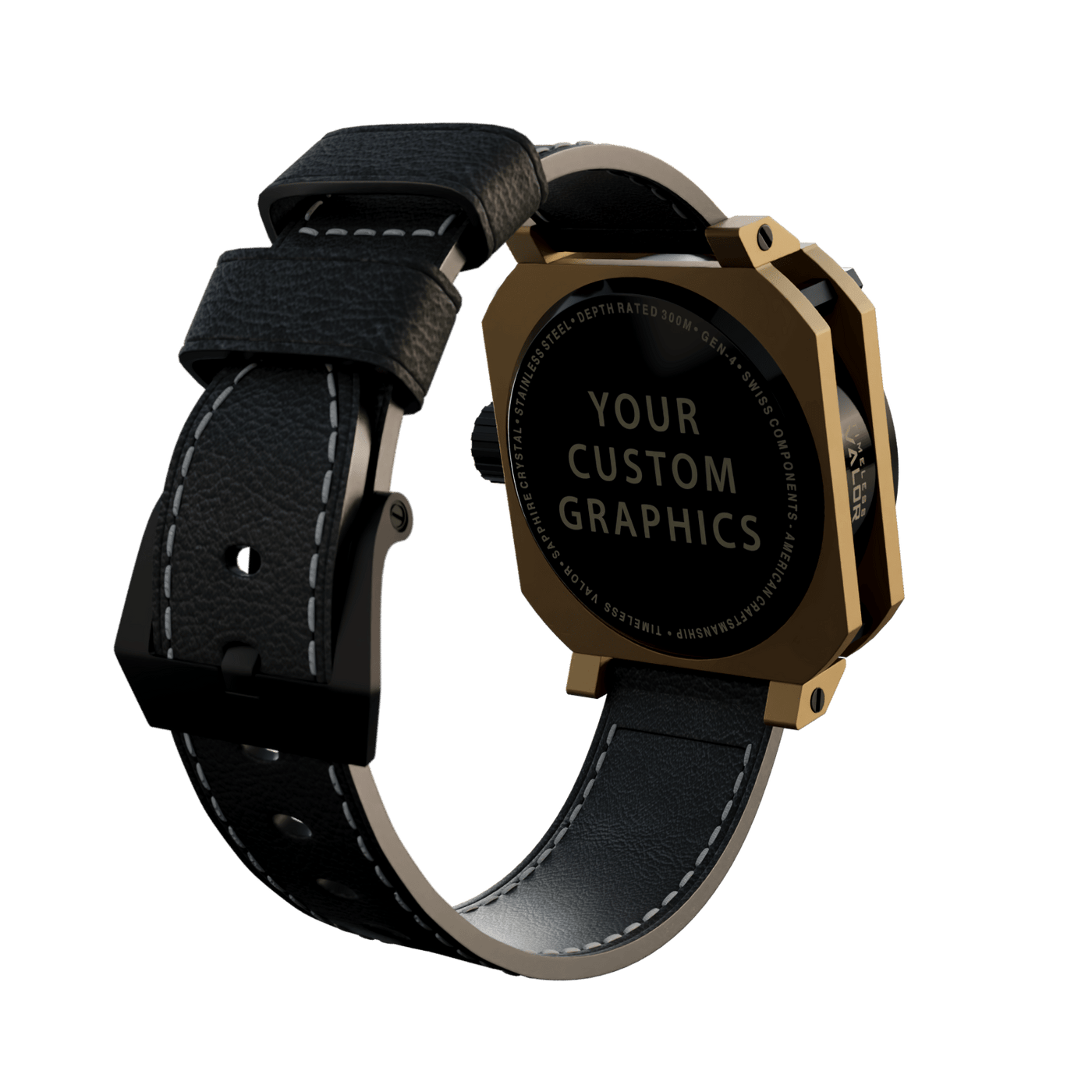 Tactical 44mm Black/Gold