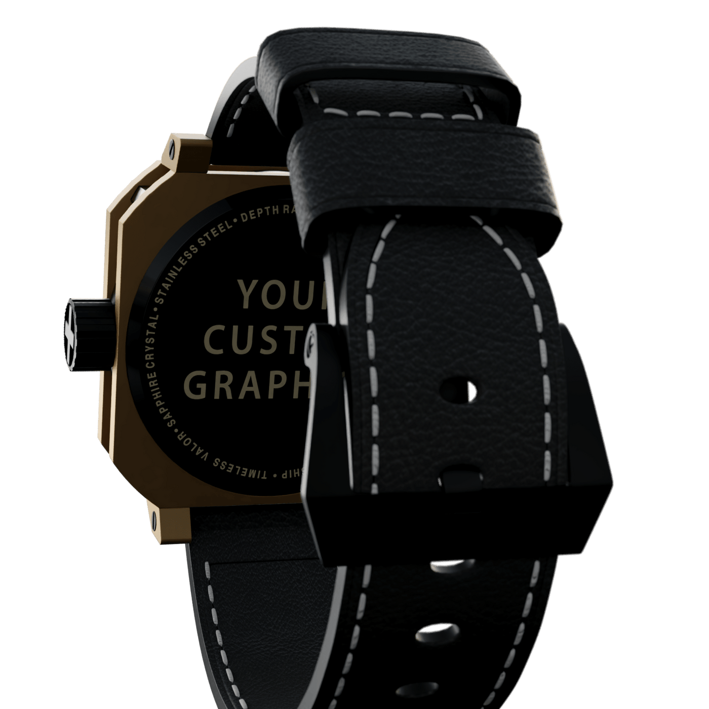 Tactical 44mm Black/Gold