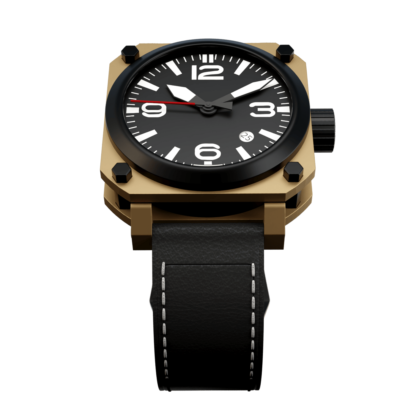 Tactical 44mm Black/Gold